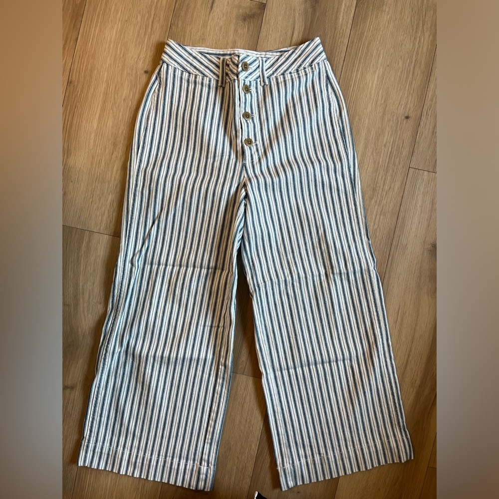 Madewell emmet wide leg crop Jean